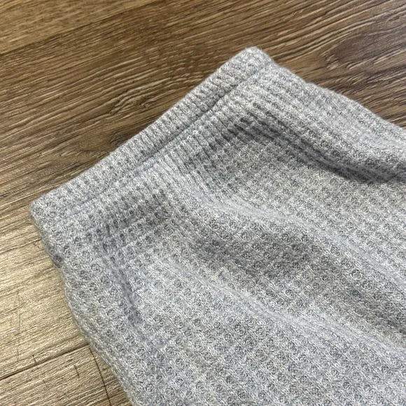 Women's Light Blue Jogger Pajama Pants - Picture 3 of 4